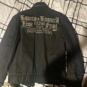 Mens affliction jacket size Med